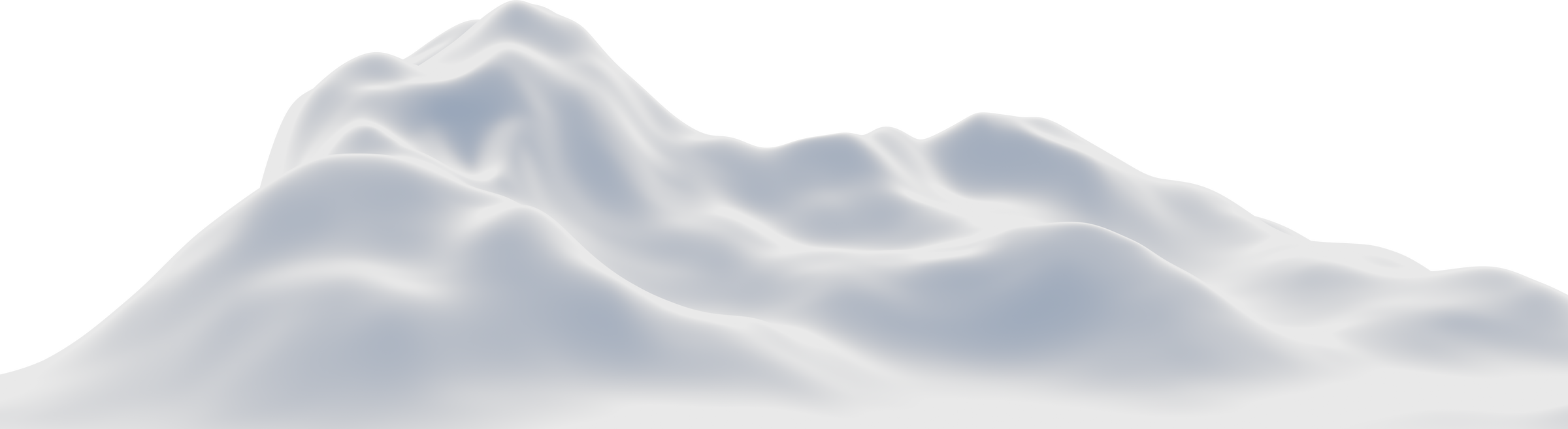Snow mountain. White  terrain.